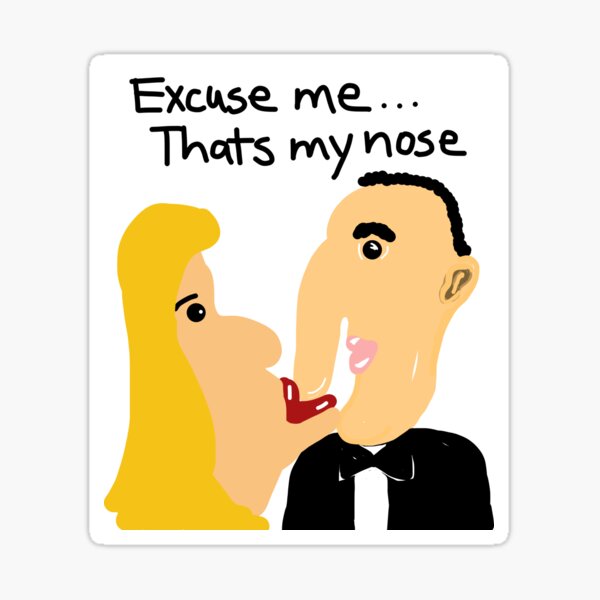 Suceur de nez Sticker