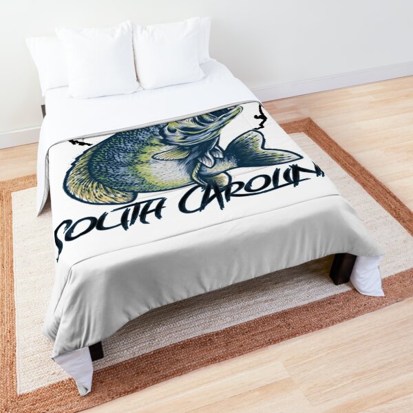 Crappie Attitude Funny Fishing  Comforter for Sale by