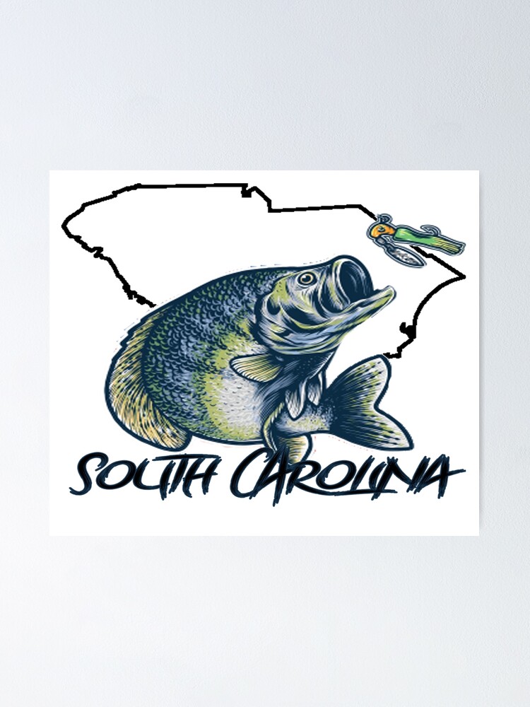 Crappie South Carolina Design | Poster