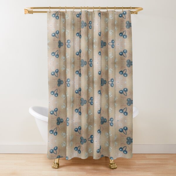 Blueberry Breeze Shower Curtain