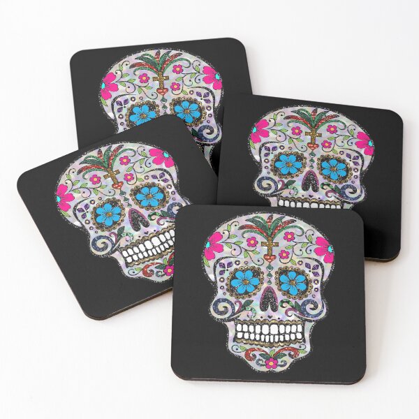 Item preview,  Sugar Skulls (Photo of Sequins - NOT REAL)  designed and sold by Gossip Rag.