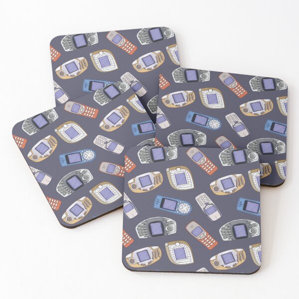 Item preview, Vintage Mobile Phones from Finland. Pattern Illustration designed and sold by GiorgioN.