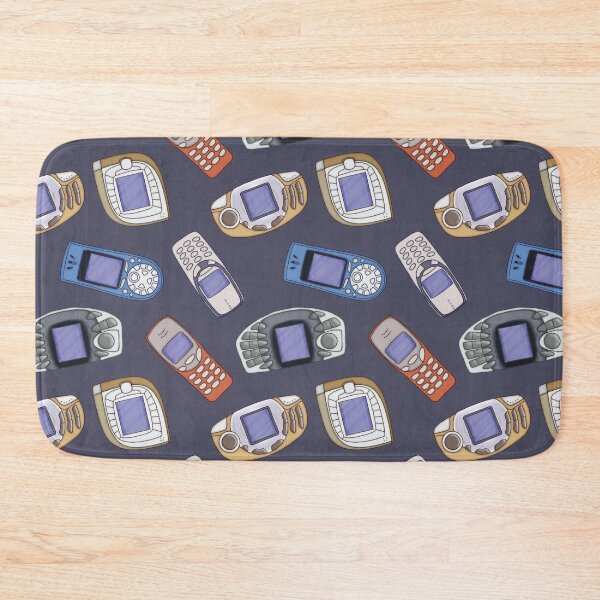 Item preview, Vintage Mobile Phones from Finland. Pattern Illustration designed and sold by GiorgioN.