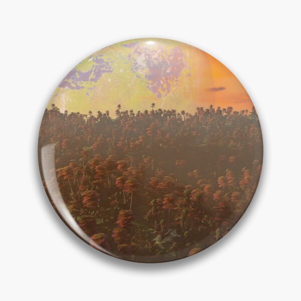 Item preview, alien planet landscape, exotic forest on a distant world designed and sold by DottedYeti.