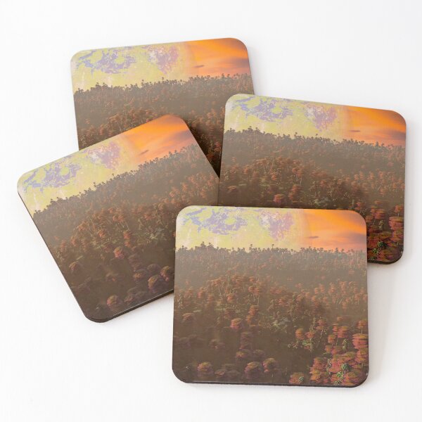 Item preview, alien planet landscape, exotic forest on a distant world designed and sold by DottedYeti.