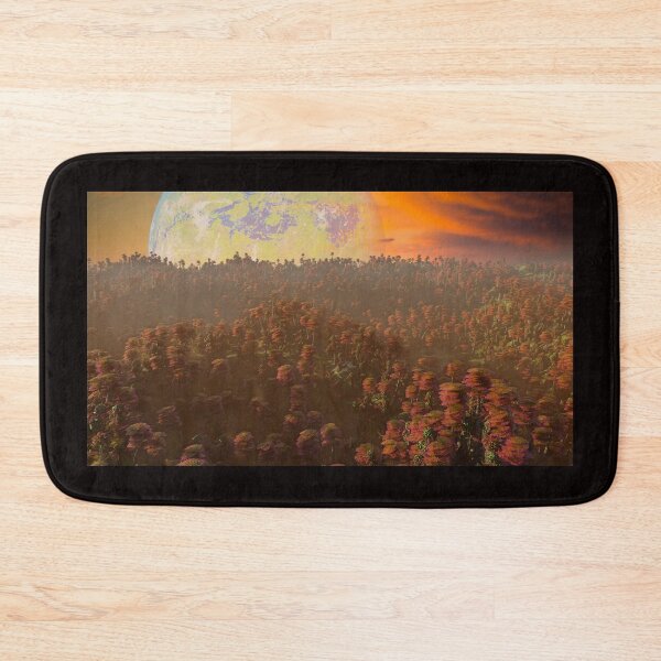 Item preview, alien planet landscape, exotic forest on a distant world designed and sold by DottedYeti.