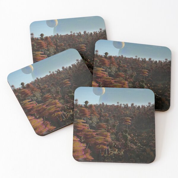 Item preview, alien planet landscape, beautiful exotic forest on a distant world  designed and sold by DottedYeti.