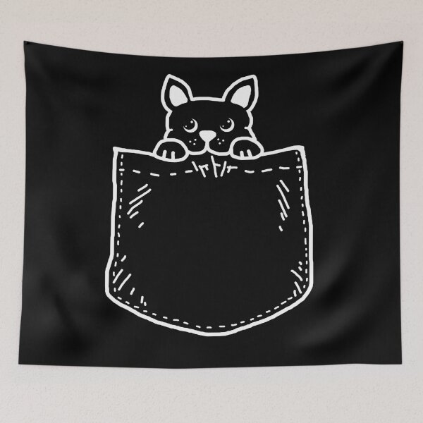 Item preview, Pocket Dog - White designed and sold by crismk.