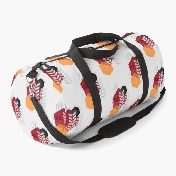 Item preview, Red and Orange Hexagonal Geometric designed and sold by UrbanEpiphany.