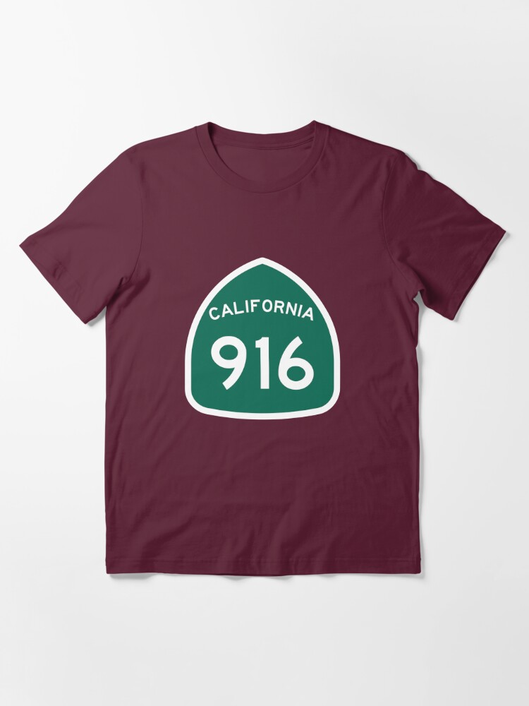 California State Route 916 Area Code 916 T Shirt By Srnac Redbubble