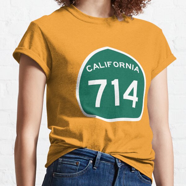 California State Route 714 (Area Code 714) Classic T-Shirt