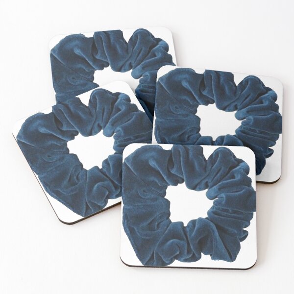 Artikelvorschau, Blaue Scrunchie entworfen und verkauft von lovesuperkarma.