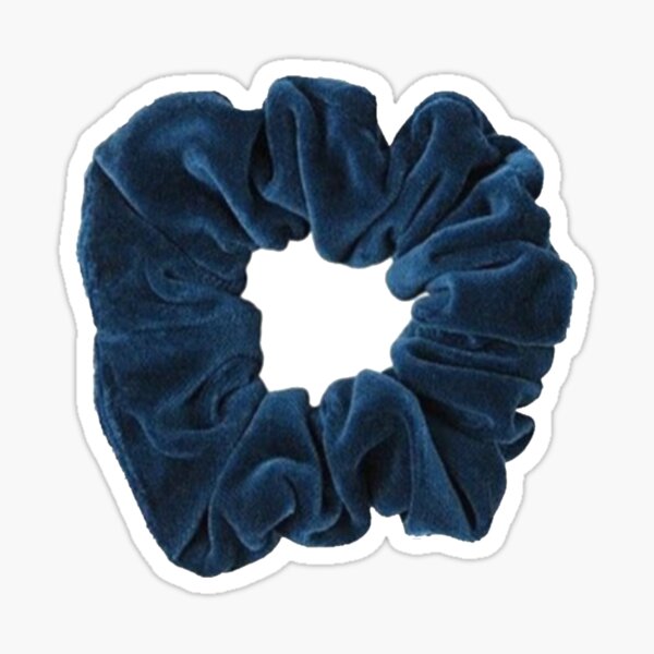 Artikelvorschau, Blaue Scrunchie entworfen und verkauft von lovesuperkarma.