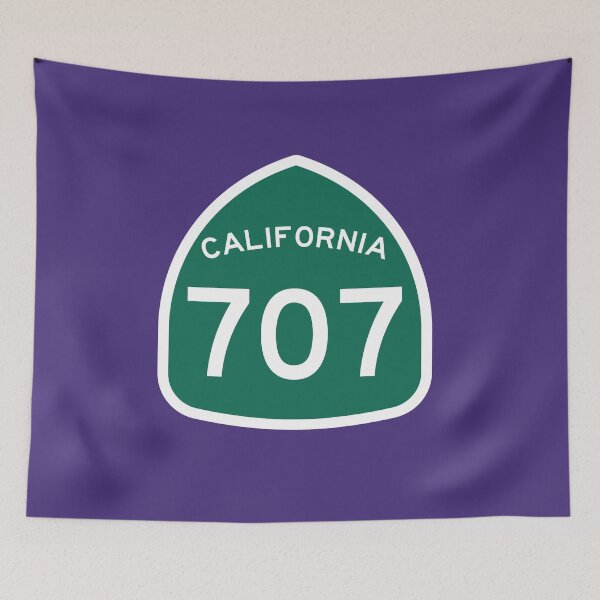Item preview, California State Route 707 (Area Code 707) designed and sold by SRnAC.