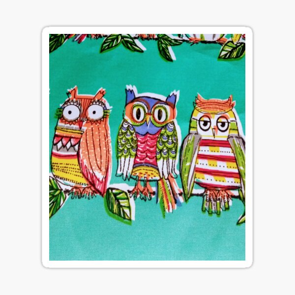 Item preview, Whimsical Owls designed and sold by CrazyCraftLady.