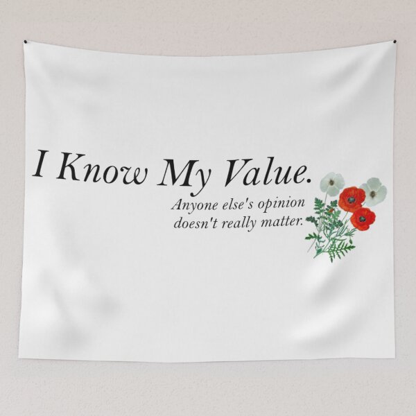 Item preview, I Know My Value designed and sold by ButterfliesT.