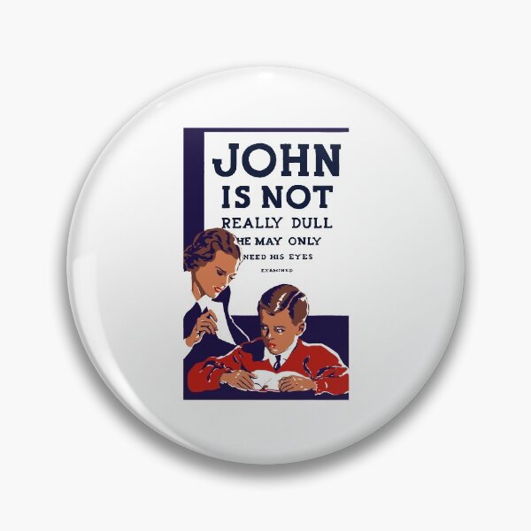 Item preview, John Is Not Really Dull -- WPA Print designed and sold by warishellstore.