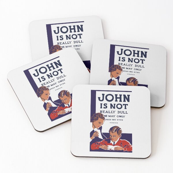 Item preview, John Is Not Really Dull -- WPA Print designed and sold by warishellstore.