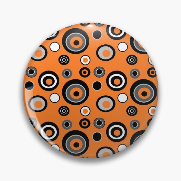 Item preview, Experimental Geometric Circle Print Pattern (Orange version) designed and sold by GingerEccentric.