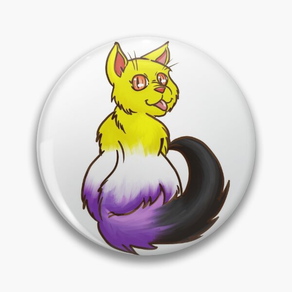 Item preview, Non-binary Pride cat designed and sold by Ryoukon.