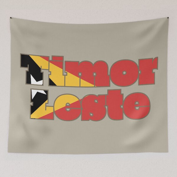 Item preview, Timor Leste Font with Timorese Flag designed and sold by Havocgirl.