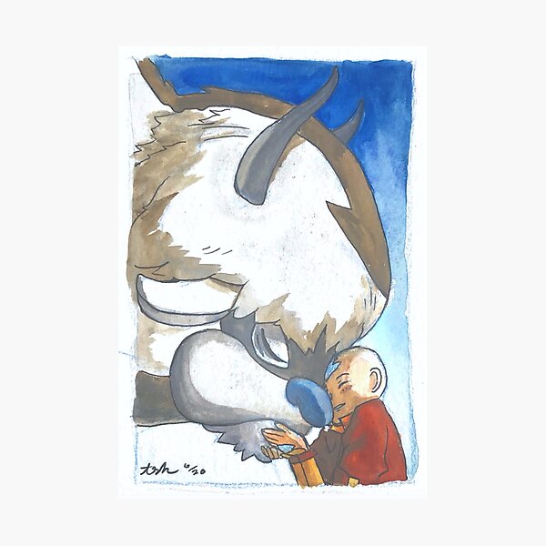 Appa returns (spirited away inspired) Photographic Print