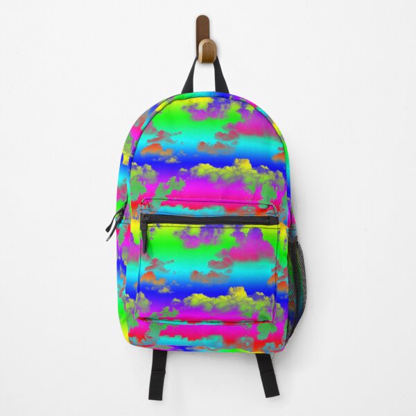 Item preview, Modern Psychedelic - Rainbow Cloudy Sky Pattern designed and sold by WickedRefined - Nicole Demereckis.