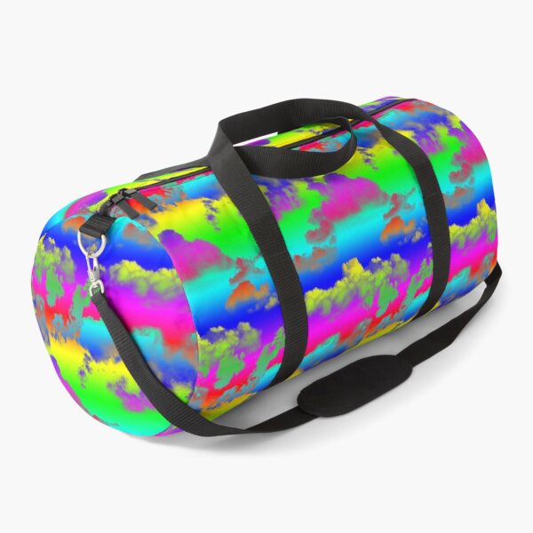 Item preview, Modern Psychedelic - Rainbow Cloudy Sky Pattern designed and sold by WickedRefined - Nicole Demereckis.