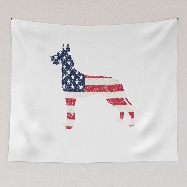Item preview, great dane american flag designed and sold by Babmk.