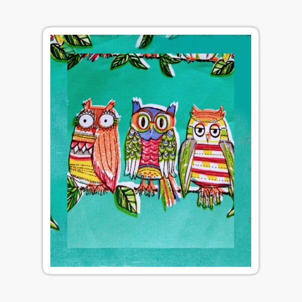 Item preview, Whimsical Owls designed and sold by CrazyCraftLady.