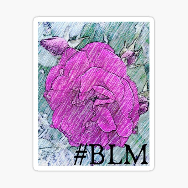 The French Rose- #BLM Sticker