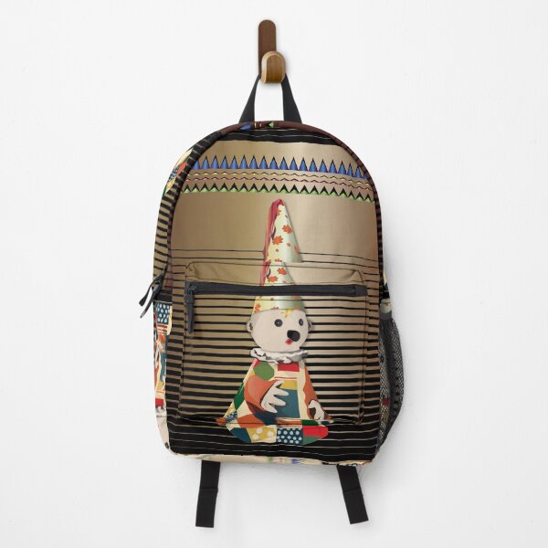 Item preview, Puppeteer colorful with strips gold background (our lovely Baqlaz) designed and sold by Nobiya.