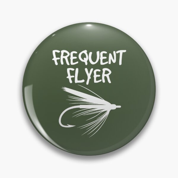 Item preview, Funny Fly Fishing Design - Frequent Flyer designed and sold by EstelleStar.