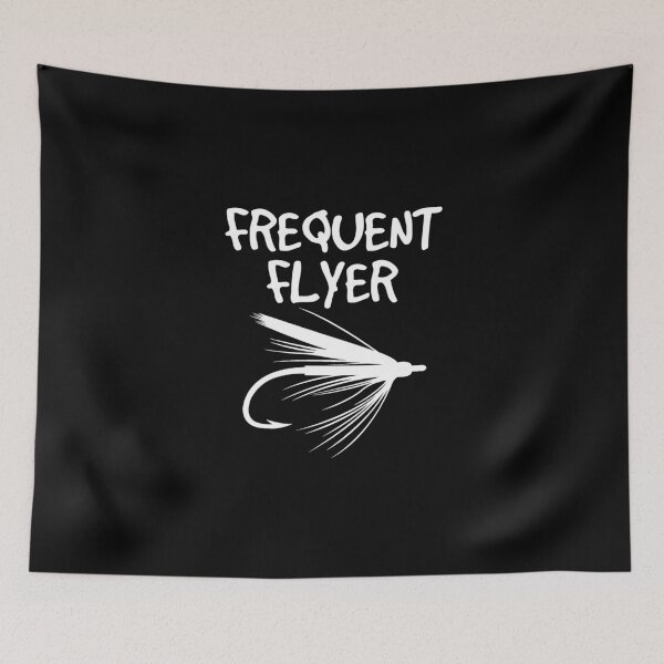 Item preview, Funny Fly Fishing Design - Frequent Flyer designed and sold by EstelleStar.