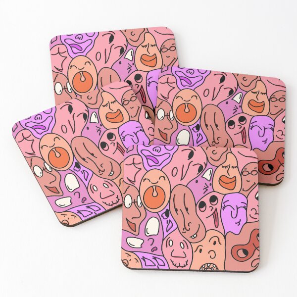 Item preview, Analogous Faces - Peaches designed and sold by lil-aquarius.