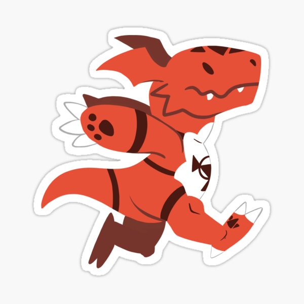 Patrón de Guilmon Pegatina