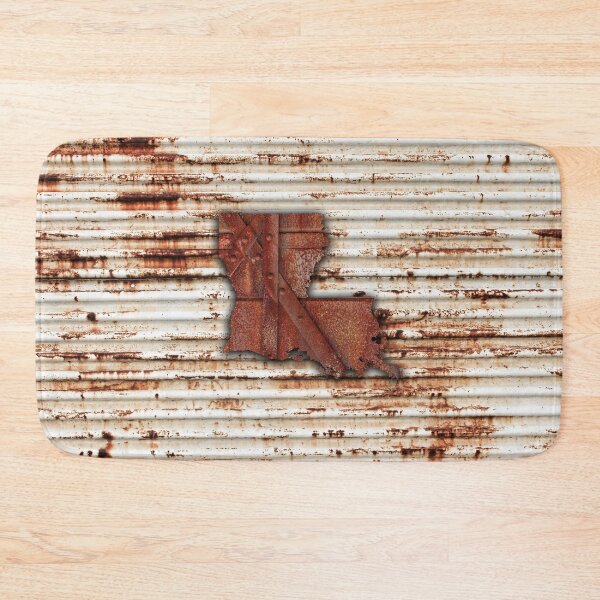 Item preview, Red Rust Louisiana Shape designed and sold by Jared Davies.