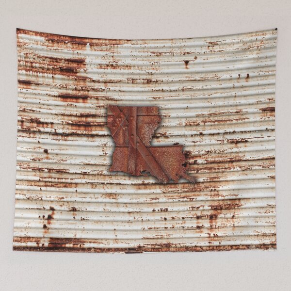Item preview, Red Rust Louisiana Shape designed and sold by Jared Davies.