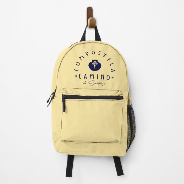 Buen camino de santiago. Compostela Peregrino Mochila