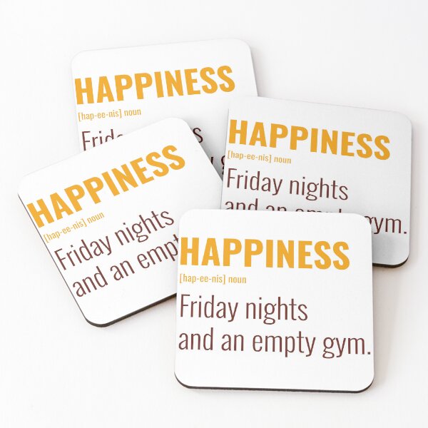 Item preview, Happiness, Friday Nights and an Empty Gym designed and sold by cayasmj.