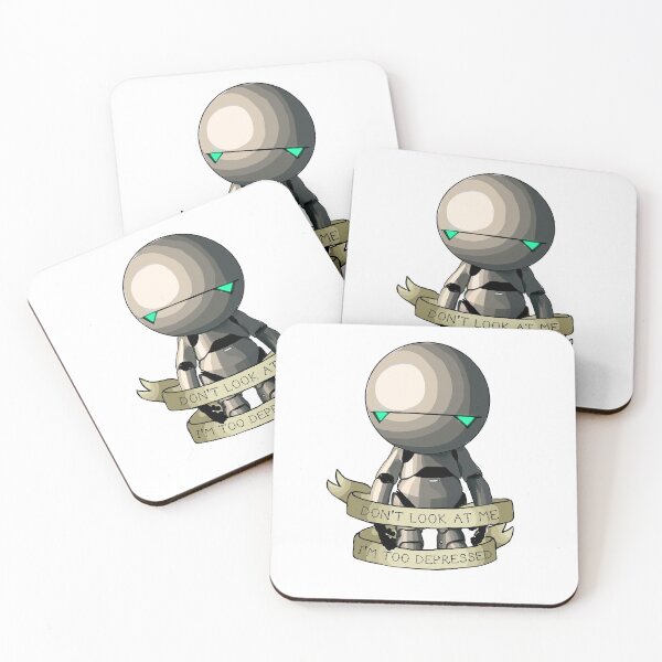 Item preview, Marvin the paranoid android  designed and sold by Clara Cosh-Escott.