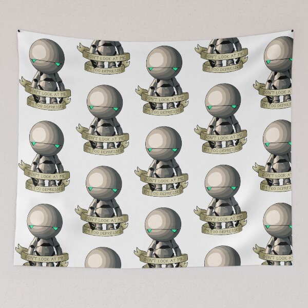 Item preview, Marvin the paranoid android  designed and sold by Clara Cosh-Escott.