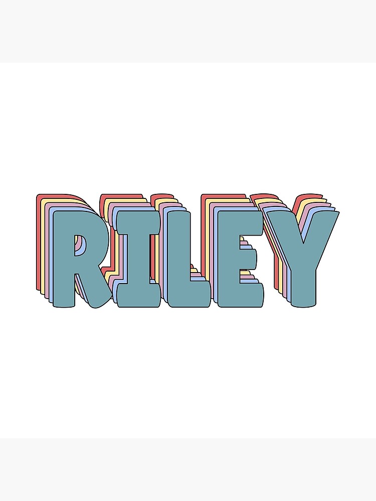 Riley (male) | Name Art Print