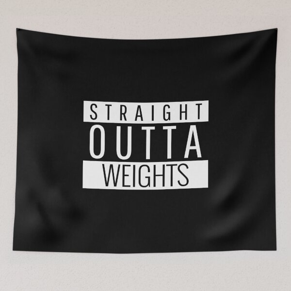 Item preview, Straight Outta Weights designed and sold by cayasmj.