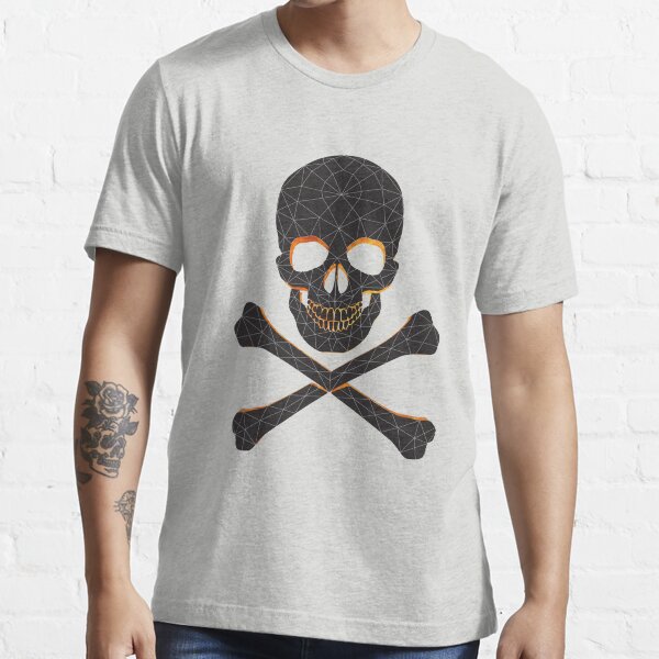 Skull and crossbones danger warning Essential T-Shirt
