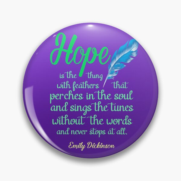 Item preview, Hope is a Thing with Feathers Poem by Emily Dickinson designed and sold by Ginny Gaura.