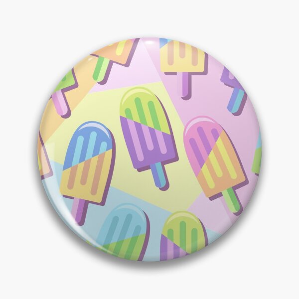 Item preview, Ice Lollipops Popsicles Summer Punchy Pastels Colors Pattern designed and sold by BluedarkArt.