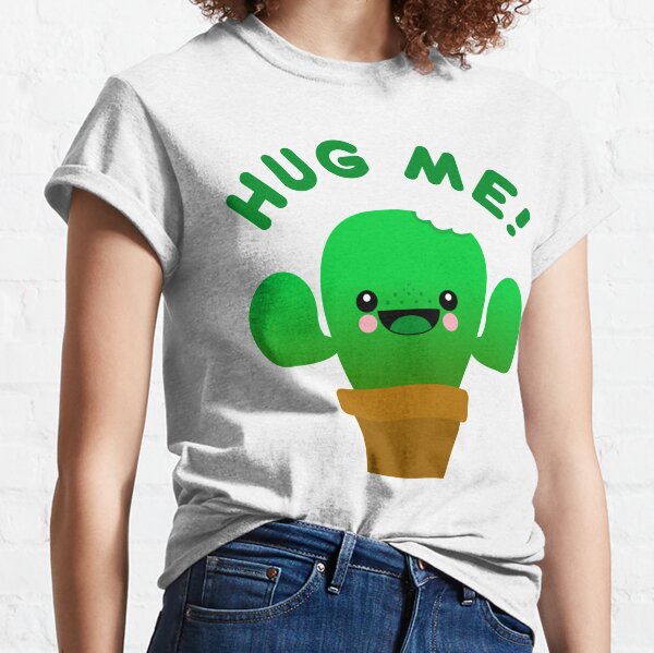 Hug me! cactus Kids T-Shirt by nmdesigns1