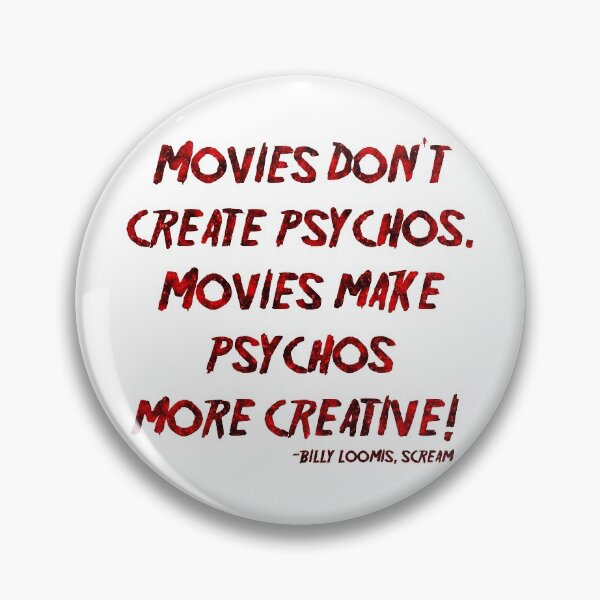 Item preview, Movies Don't Create Psychos designed and sold by Falln.