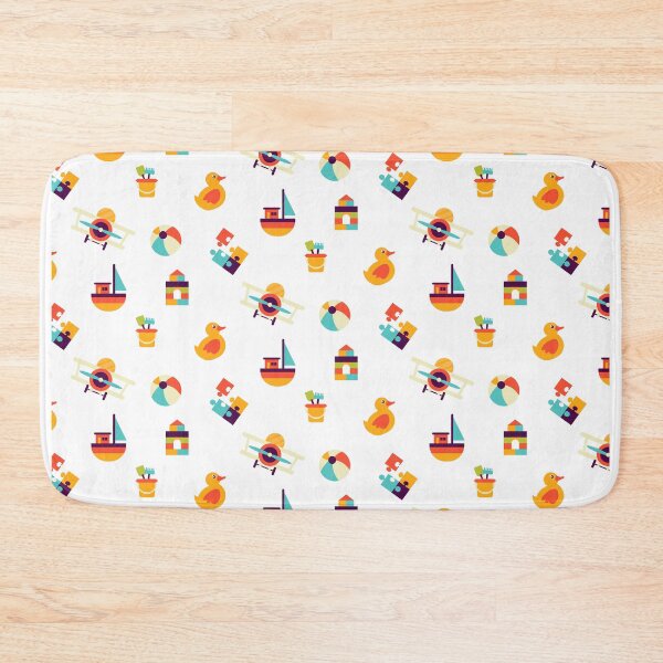 Item preview, CuteBeach Toys Seamless Pattern designed and sold by ShareYourFaith.
